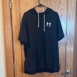 Under Armour Men’s Black Short Sleeve Pullover Hoodie 2XL